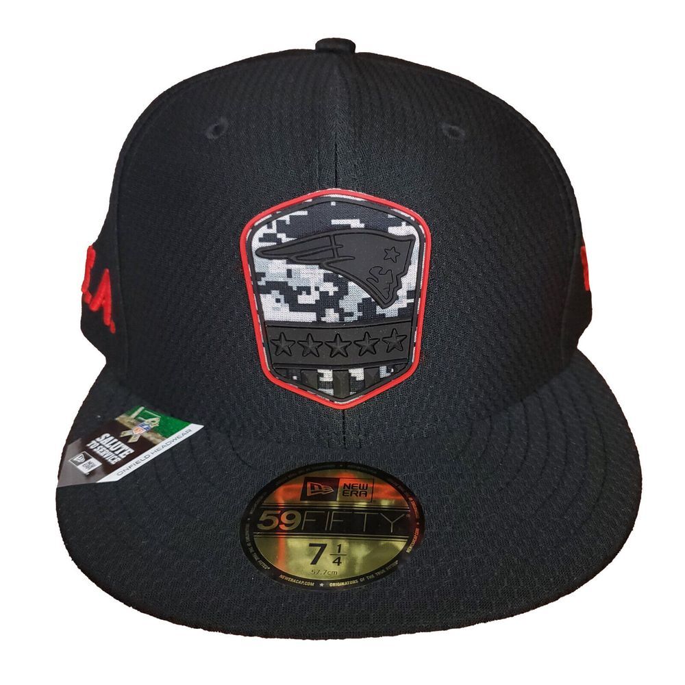 New England Patriots New‎ Era 59fifty 5950 NFL Fitted 7 1/4 Flatbill Cap Hat NWT